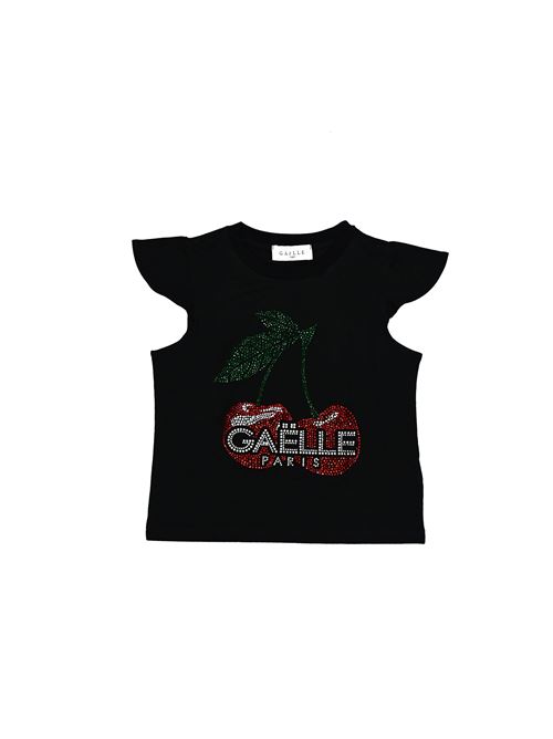T-shirt, bambina, logata. GAELLE PARIS | 2746M00202BK